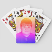 Vaporwave Big Jake Playing Cards