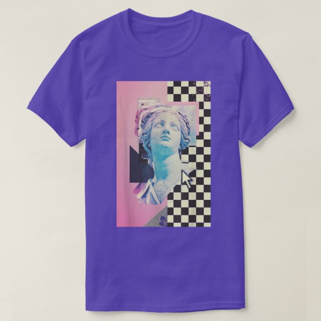 Vaporwave Esthetic Lofi Outrun Synthwave 80s Retr T-Shirt (Design Front)
