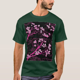 Vaporwave Japan Style Japanese Cherry Blossom Saku T-Shirt