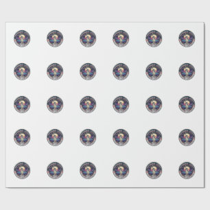 Vaporwave Liberty Patriotic Patriotic Vaporwave Re Wrapping Paper