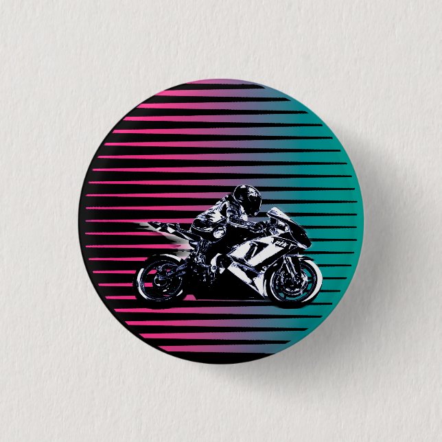 Vaporwave Moto Button (Front)