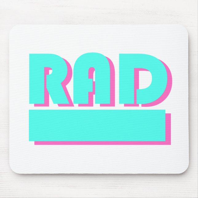 Vaporwave Mousepad - Rad Vaporwave Mousepad (Front)