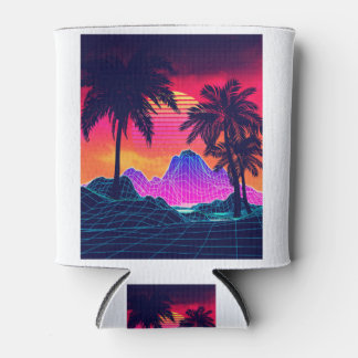 Vaporwave rocks and palm trees can cooler