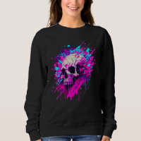 Vaporwave Skull Urban Aesthetic Pastel Goth Street