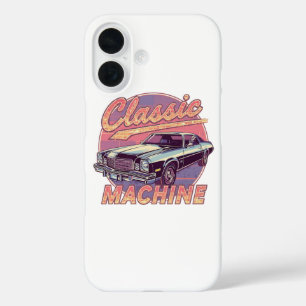 Vaporwave Style Classic Automobile iPhone 16 Case
