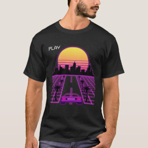 Vaporwave Sunset Synthwave Cyberpunk Outrun 80s Me T-Shirt
