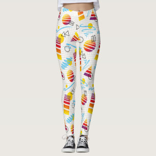 Vaporwave Synthwave Retro Style Yoga Leggings