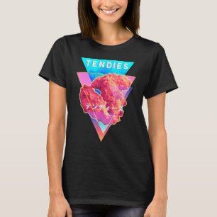 Vaporwave Tendies Chicken Tenders Japanese Kanji C T-Shirt