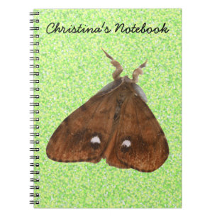 Vapourer Moth Customisable Notebook