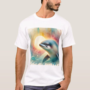Vaquita marina 130624AREF112 - Watercolor T-Shirt