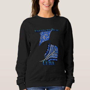 Varadero Beach Cuba Vacation Tribal Stingray Sweatshirt