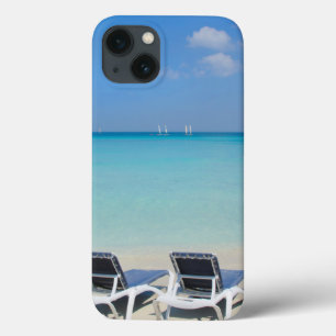 Varadero, Cuba. Sand And Beach Chairs iPhone 13 Case