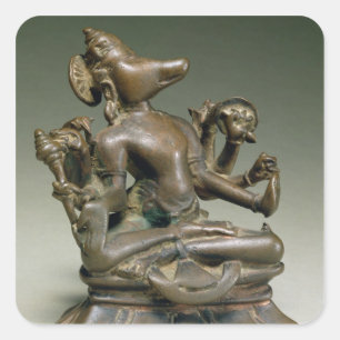 Varaha, Gurjara Pratihara, Tamil Nadu (bronze) Square Sticker