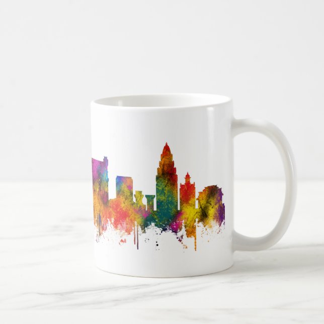 Varanasi Uttar Pradesh Skyline Coffee Mug (Right)