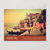 Varanasi Vintage India Painting