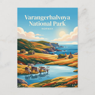 Varangerhalvøya National Park Norway Postcard