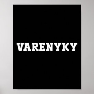 Varenyky Food Design For Men Women Kids Funny Vare Poster
