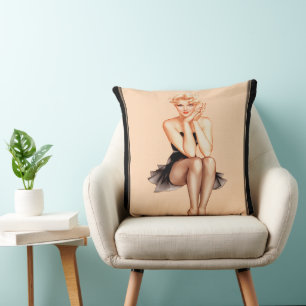 Varga Girl Cover Art by Alberto Vargas Cushion