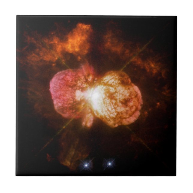 Variable Star Eta Carinae NASA Hubble image Ceramic Tile (Front)
