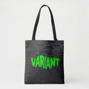 VARIANT Graffiti Green Tote Bag