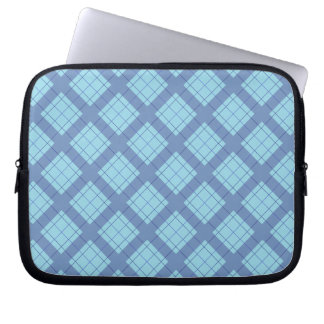Variation Blue Plaid Laptop Sleeve
