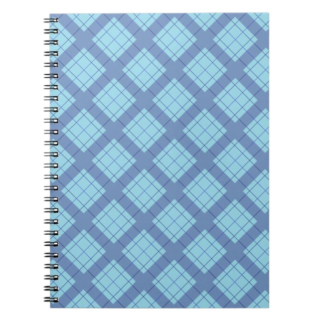 Variation Blue Plaid Notebook (Front)