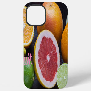 Variation of citrus orange, lime, mandarin, iPhone 12 pro max case