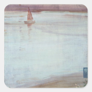 Variations in Violet and Green, 1871 Square Sticker