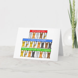 Varicose Vein Surgery Get Well Soon. Card