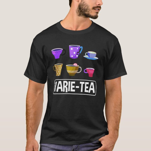 Varie Tea Graphic Tea Drinker Cup Of Tea Brewing T T-Shirt (Front)