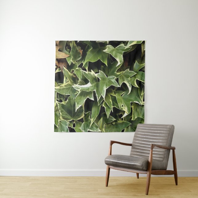 Variegated Ivy Realistic Artistic Style Tapestry (In Situ)