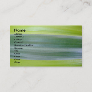 Variegated Leaf Business Card