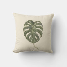 Variegated Monstera Leaf Tropical Organic Modern