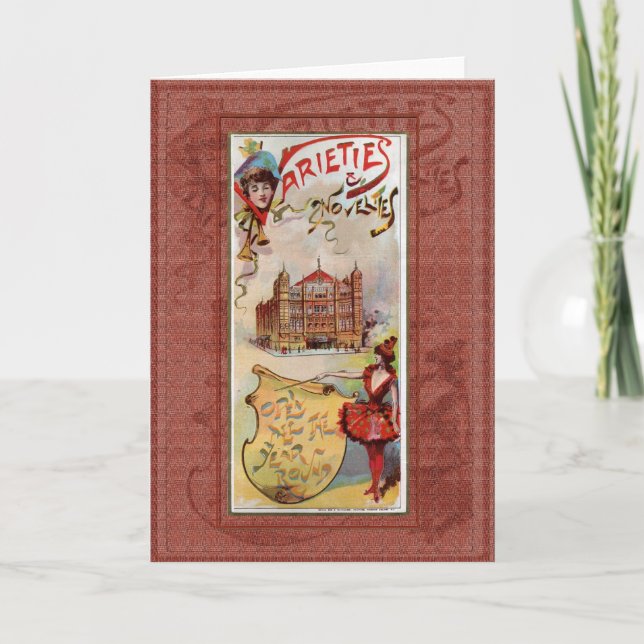 Varieties & Novelties Card (Front)