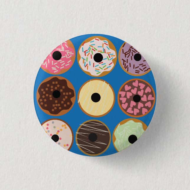Varieties of Doughnuts 3 Cm Round Badge (Front)