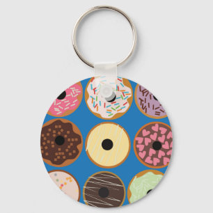 Varieties of Doughnuts Key Ring