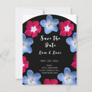 Variety model black invitation