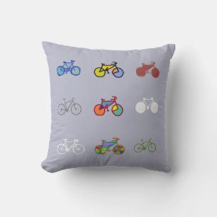 variety of bicycles cushion