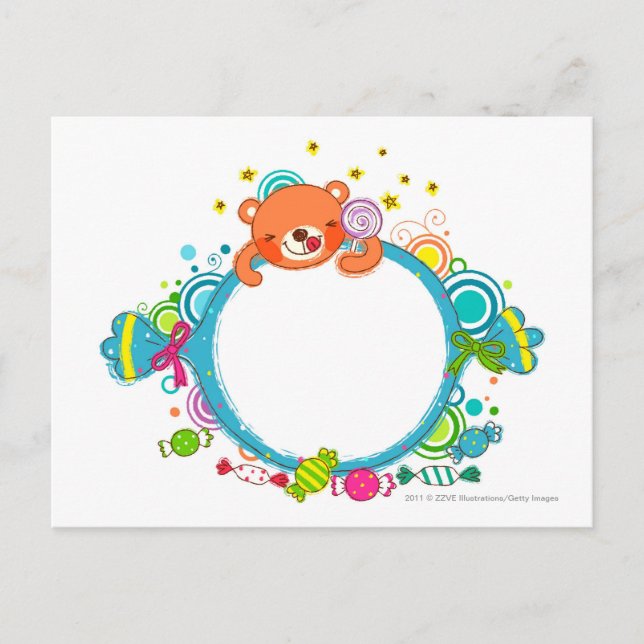 Variety of candies postcard (Front)