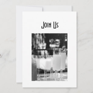 VARIETY OF DRINKS ADULT PARTY INVITATION