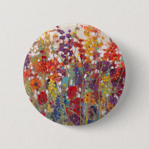 Variety of Flowers 6 Cm Round Badge