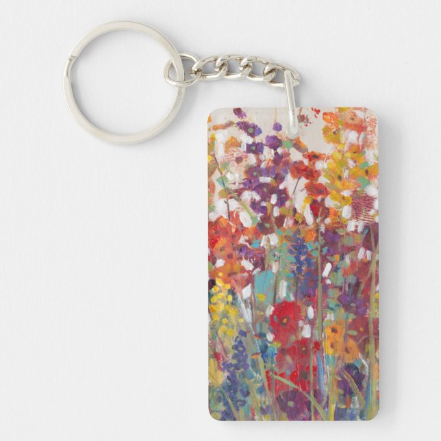 Variety of Flowers Key Ring (Front)