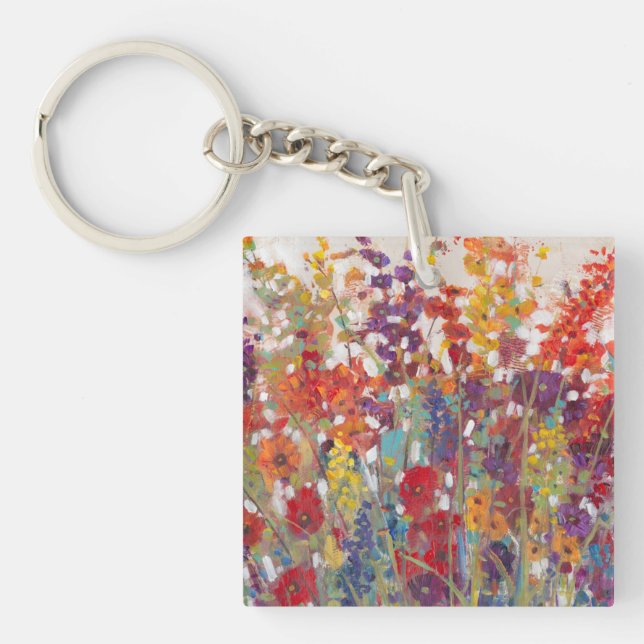 Variety of Flowers Key Ring (Front)