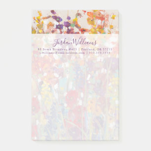 Variety of Flowers Post-it Notes
