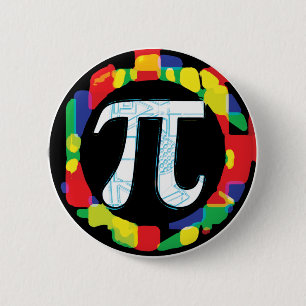 Variety of Pi Day Symbols Rounds 6 Cm Round Badge