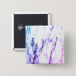 Variety of Purples and Blueish  Vein Marble Look 15 Cm Square Badge