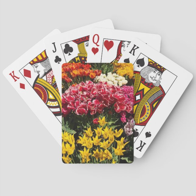 Variety of Tulips Playing Cards (Back)