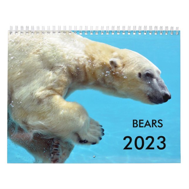 Various bears calendar (Cover)