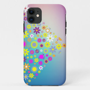 Various colored flowers iPhone Case