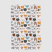 Various dogs cats pattern
